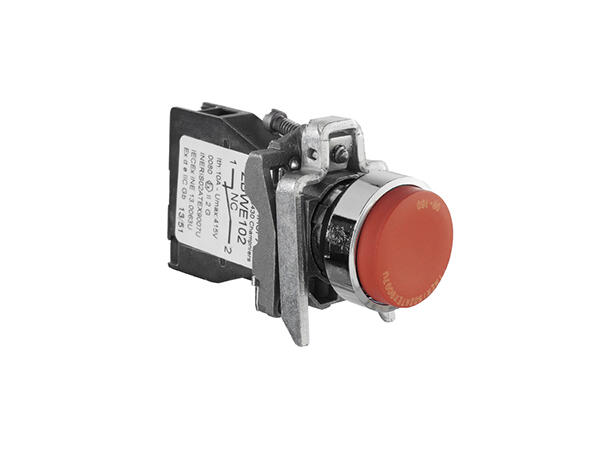 HarmAtex Push butt Push-Push Red FLUSH + NC Contact