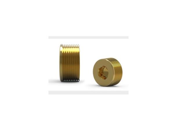 Hawke 475 Stopping Plug M75 Brass Exd Tamperproof Fitted from outside
