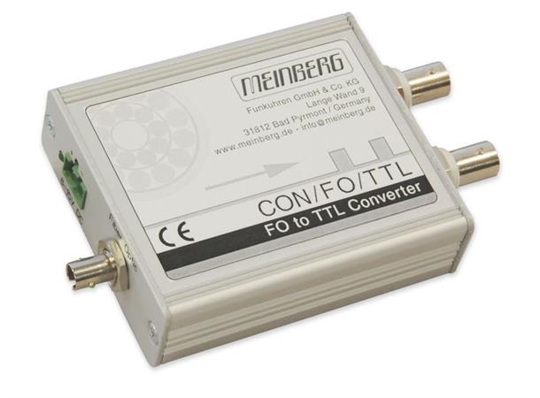 Meinberg Converter FO/TCM AM Time Code 850nm-ST, 50 Ohm, BNC for IRIG, AFNOR.