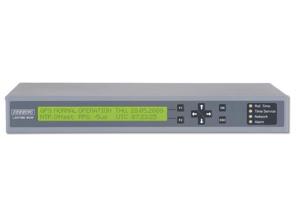 Meinberg LANTIME M200/GNS, HQ oscillator Inkl. GPS antenne og 20m RG58 kabel