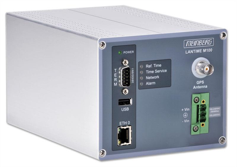 Meinberg LANTIME M100/GPS, DINrail, DC Eksl. GPS antenne Adeptor AS