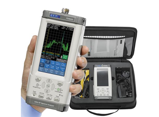 AimTTi PSA6005USC Handheld 6GHz Spectrum Analyser + Kit