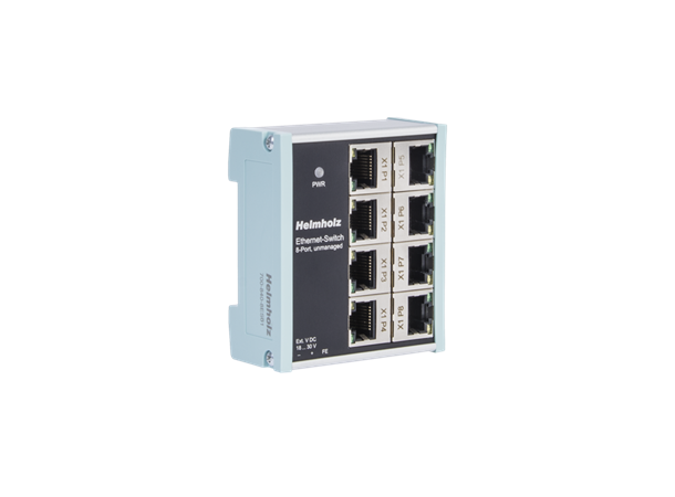 Ethernet-Switch 8-port, unmanaged 10/100 MBit for din-rail