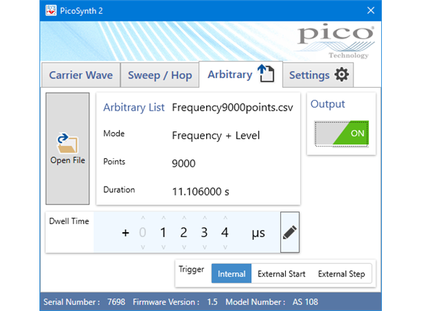 PicoSource AS108 PicoSource AS108 8GHz Agile Synthesizer