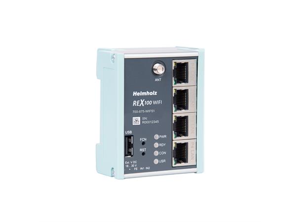 REX 100 WIFI+WAN, Ethernet-Router 1x WAN, 3x LAN (Switch) / 1x WIFI