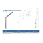 Chalmit Flush Mounted Wall Bracket Assy For PRGE Protecta