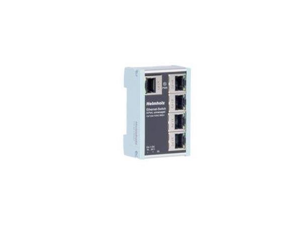 Ethernet-Switch 5-port, unmanaged 10/100/1000 MBit for din-rail
