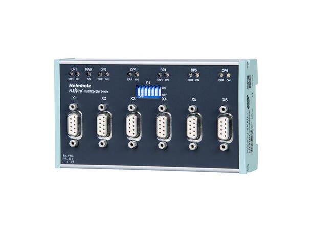 FLEXtra® multiRepeater 6-port PROFIBUS repeater.
