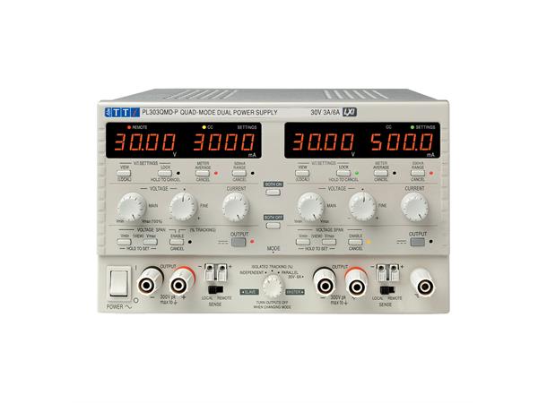 Aim TTi PL303QMD-P(G) Dual 0-30V/0-3A USB/RS232/LAN(LXI)/GPIB