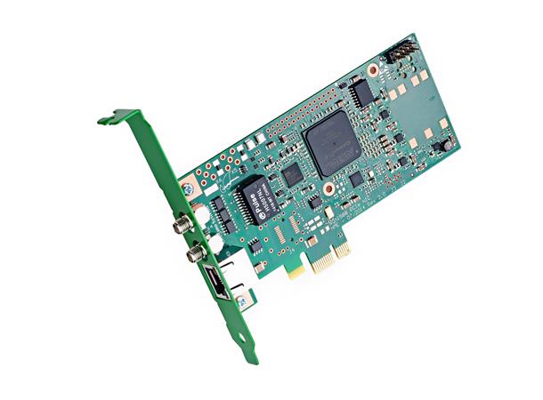 Oregano syn1588® PCIe NIC SFP OCXO PPS, prog.freq, GPS datastream, IRIG-B