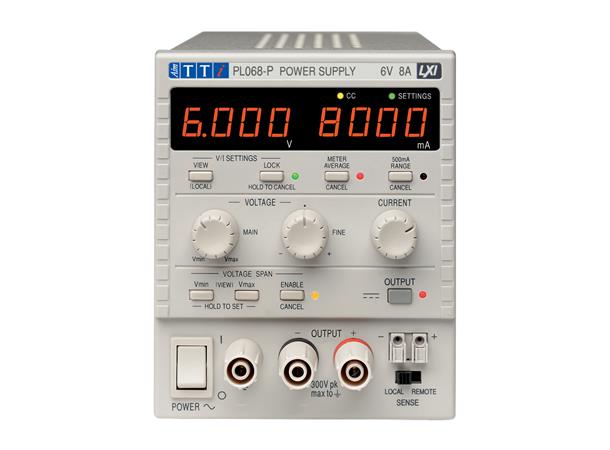 Aim TTi PL068-P Single 0-6V/0-8A USB/RS232/LAN(LXI)/Analog