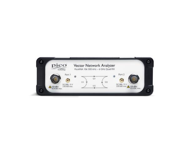 PicoVNA 106 vector network analyzer 300 kHz to 6 GHz operation