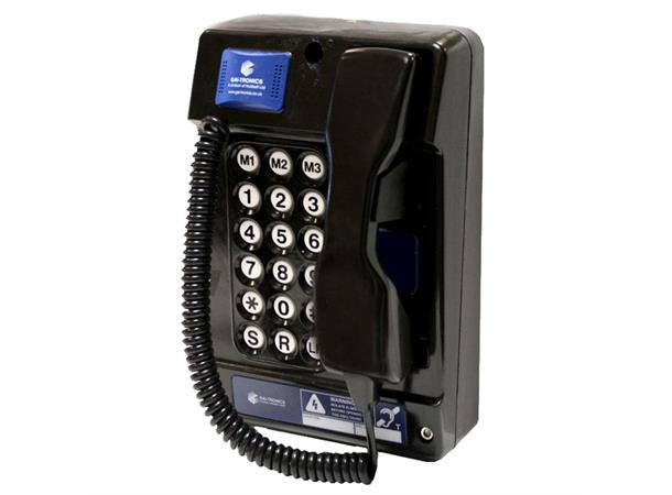 Auteldac 6, 18 button, std.1m curly cord ATEX/IECEx, VoIP
