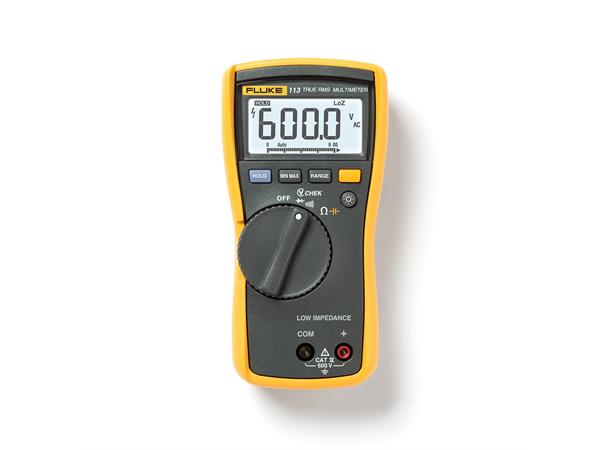FLUKE-113 EUR Multimeter med lav inngangsimpedans