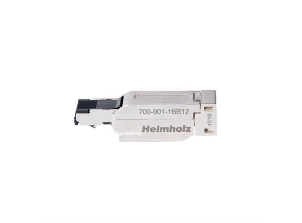 Industrial Ethernet con. RJ45, 180° EasyConnect®, 4x2 cores, 10/100/1000Mbps