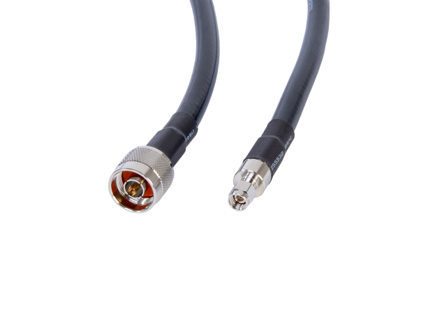2.4 GHz wifi antenna cable, 6 m 1.4 dB; RP-SMA-male/N-male; Ø 10.3 mm