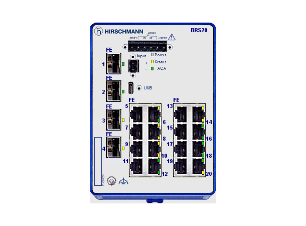 Hirschmann BOBCAT 16xTX, 4xSFP BRS20-2000ZZZZ-STCZ99HHSESXX.X.XX