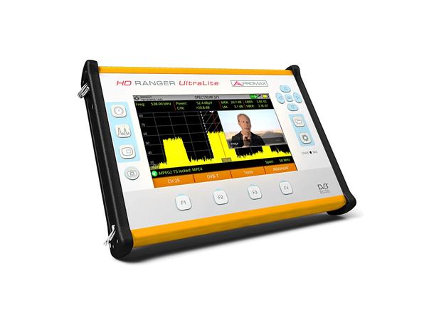 Promax HDRANGERUltralite Tablet type TV & Satellite Analyser DVB