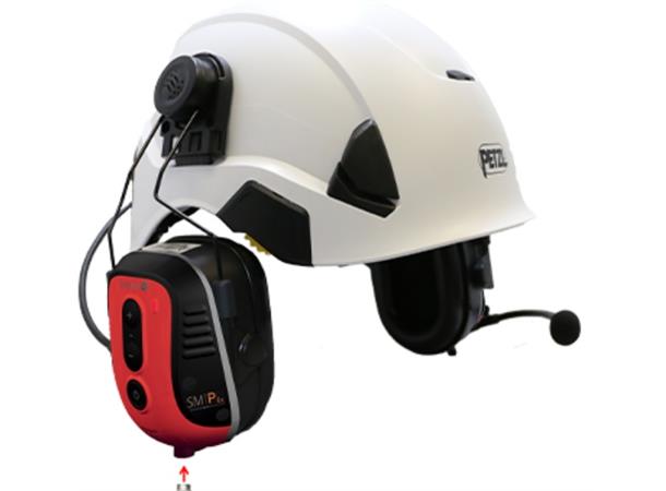 SM1P02-Ex Bluetooth Headset Helmet Zone 1, Cable connection at earcup