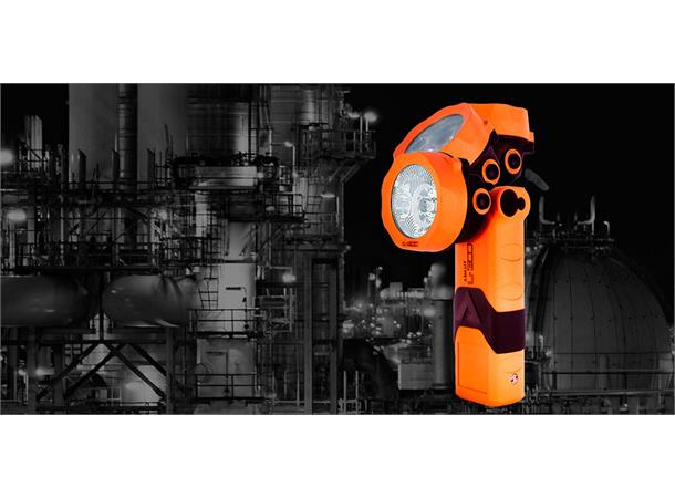 Adalit Torch IL.300 Rechargeable Ex Zone 1, with EM functionality Orange