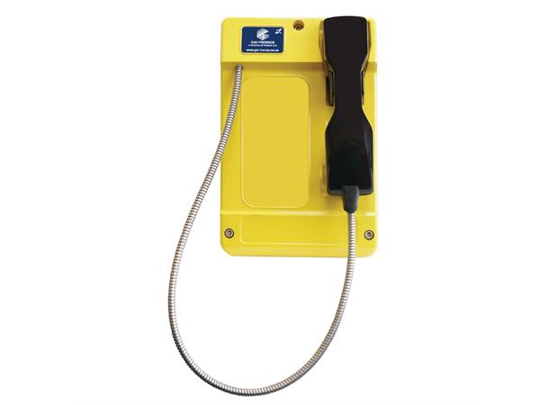 Commander GSM-R, 0 button, steel cord Yellow, IP65, Autodial