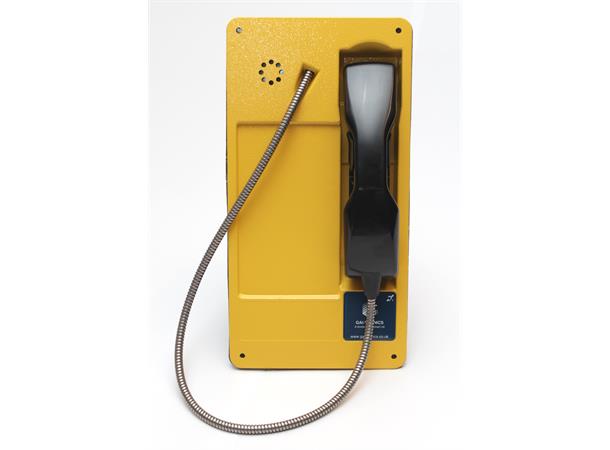 Titan VoIP- SIP 0 button (CB) Yellow IP65, 745mm armoured cable, W/DHCP