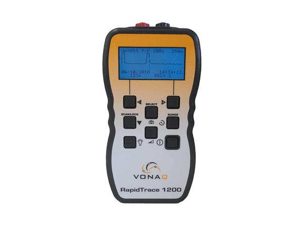 Vonaq Rapidtrace 1200 Graphical Handheld TDR/ Cable Fault Loca