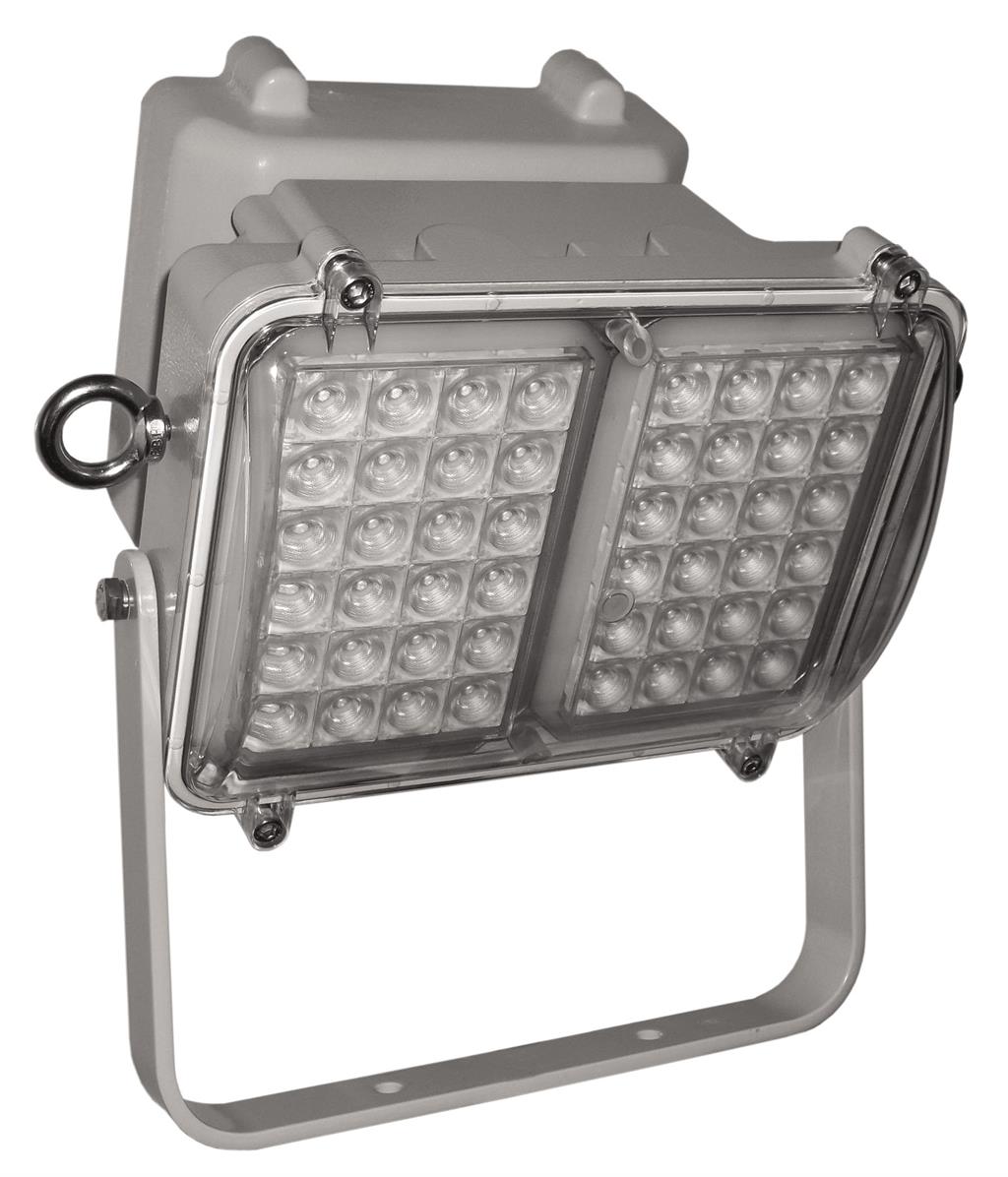 Hadar Floodlight 48x1W LED White Light 18-54V ACDC, Narrow - Adeptor AS