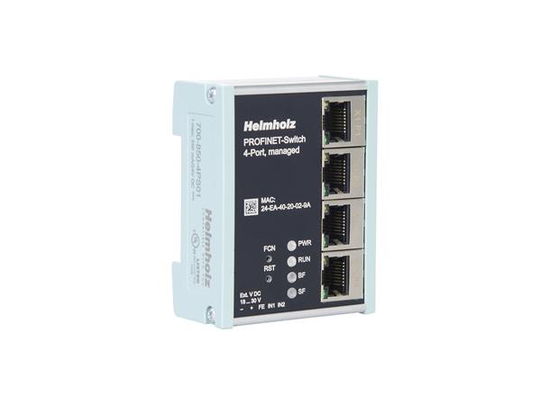 PROFINET-Switch 4-port, managed For din-rail