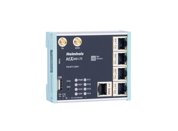 REX 200 LTE, Ethernet-Router 4x LAN, 1x WAN port/1x LTE modem