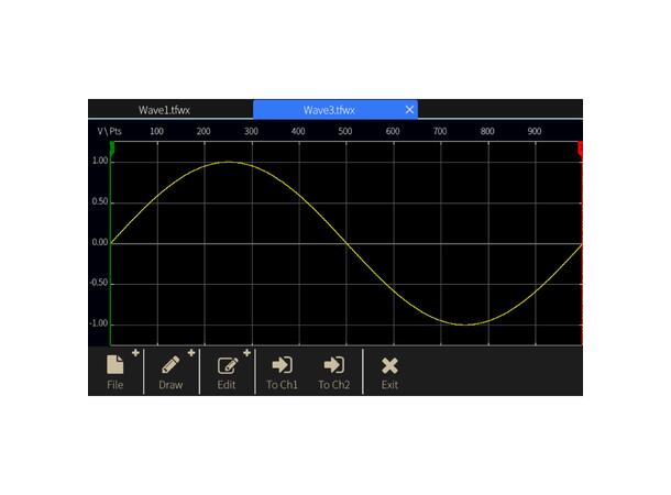 Tektronix AFG31000 arbitrærgeneratorer 25 - 250 MHz, 1 or 2 ch, berøringsskjerm