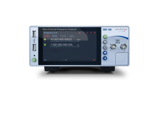 CNT-102 Frequency analyzer 400 MHz/14ps, 1 MS/s, graphical, TCXO