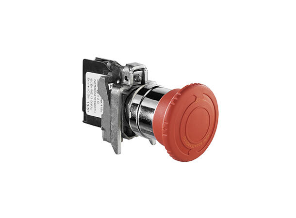 HarmAtex Push But.Push-Push Red FLUSH NC + NO Contact