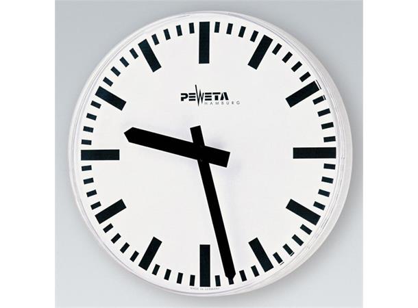 Peweta Analog Wall Clock NTP 300mm PoE, Arabic numerals, Indoor