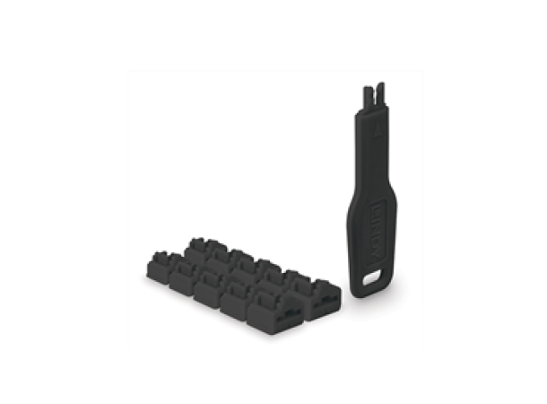 Lindy RJ45 Port Blocker Kit Sort 10 låser og nøkkel