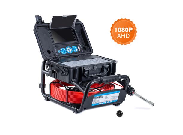 TVBTech, Video Pipe Inspection Camera 18mm/60m cable,10" monitor w/DVR feature