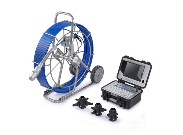 TVBTech, Video Pipe Inspection Camera 56mm/100m cabel, Pan & Tilt, 10" monitor