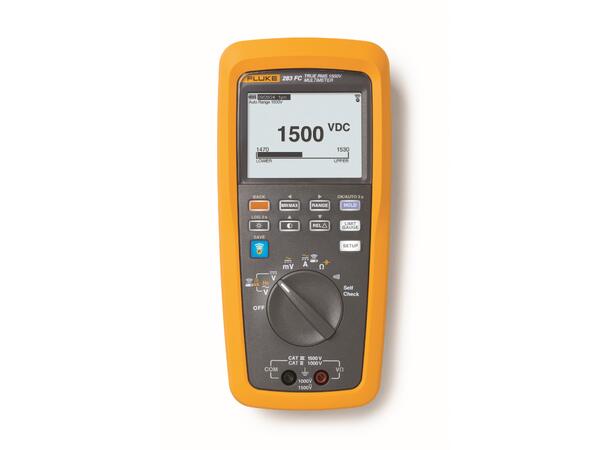 FLUKE-283FC/EUR,CAT3 1500V,CAT4 1000V TRMS Digitalt Multimeter