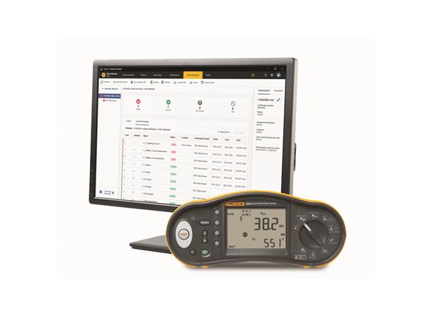 Fluke 1663 SCH FTT KIT, Schuko installasjonstester+TruTest programvare