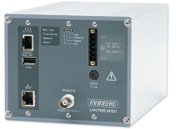 Meinberg LANTIME M150/GPS, DIN-rail Inkl. GPS antenne og 20m RG58 kabel