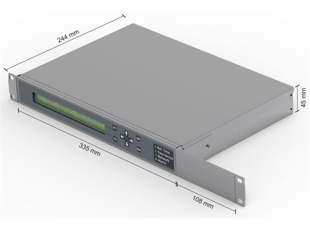 Meinberg LANTIME M250/GNS, OCXO-HQ osc Inc. GNSS antenna and 20m coax