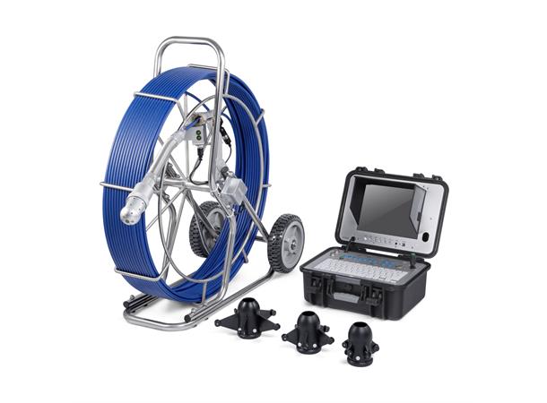 TVBTech, Video Pipe Inspection Camera 56mm/120m cabel, Pan & Tilt, 10" monitor