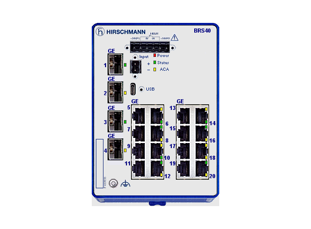 Bobcat Rail switch 4xSFP, 16xRJ45 BRS40-0020OOOO-STCZ99HHSEAXX.X.XX