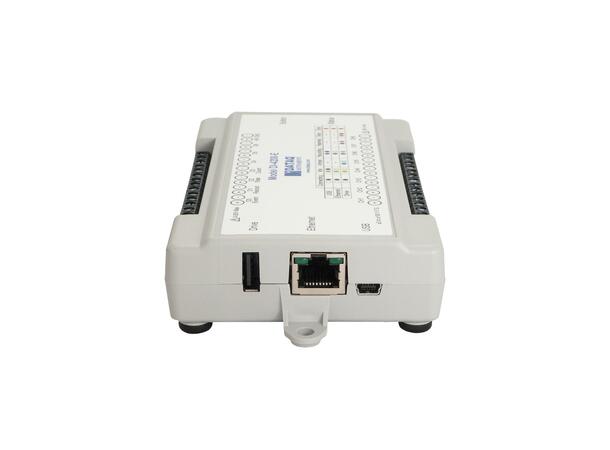 DI-4208-E, 4 or 8 channel ±2 to ±100 V Ethernet/USB DAQ, standalone, ch stretch