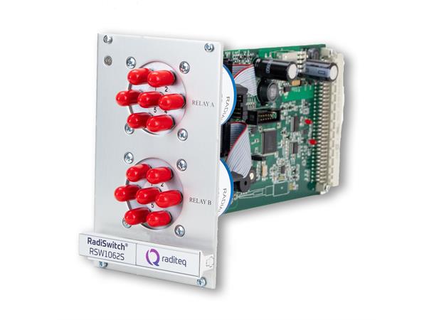 RadiSwitch RF switch plug-in card 2x SP6T - 2.92mm 40 GHz