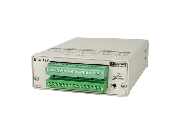 Dataq DI-4718B-E DAQ Ethernet/USB w/ PoE and USB, for DI-8B amplifiers