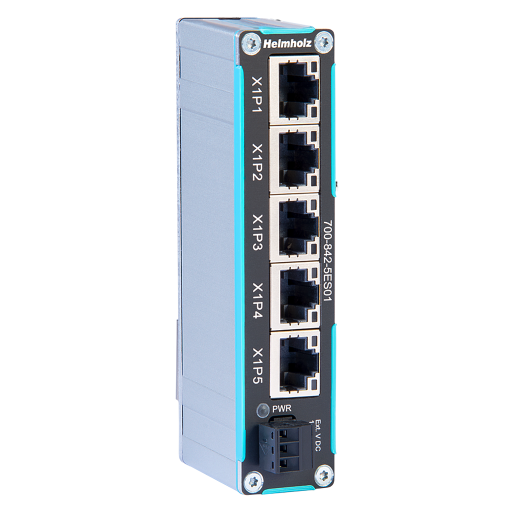 FLEXtra SLIM Ethernet-Switch 5 ports, unmanaged - Adeptor AS