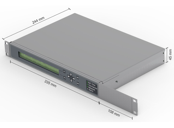Meinberg LANTIME M250/GPS, TCXO osc Inc. GPS antenna and 20m coax