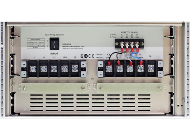Chroma 61500 programmable AC source High performance, 1- or 3 phase output