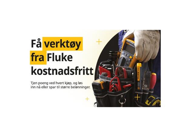 Fluke Høst kampanje instrumenter Kjøp en Fluke, få en belønning 2026